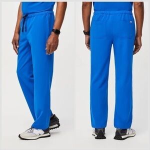 Figs Men’s Royal Blue Pisco Basic Scrub Pants Size Small